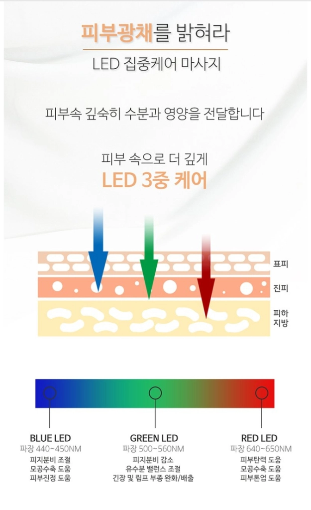 브이홀릭 LED 괄사 마사지기 이미지