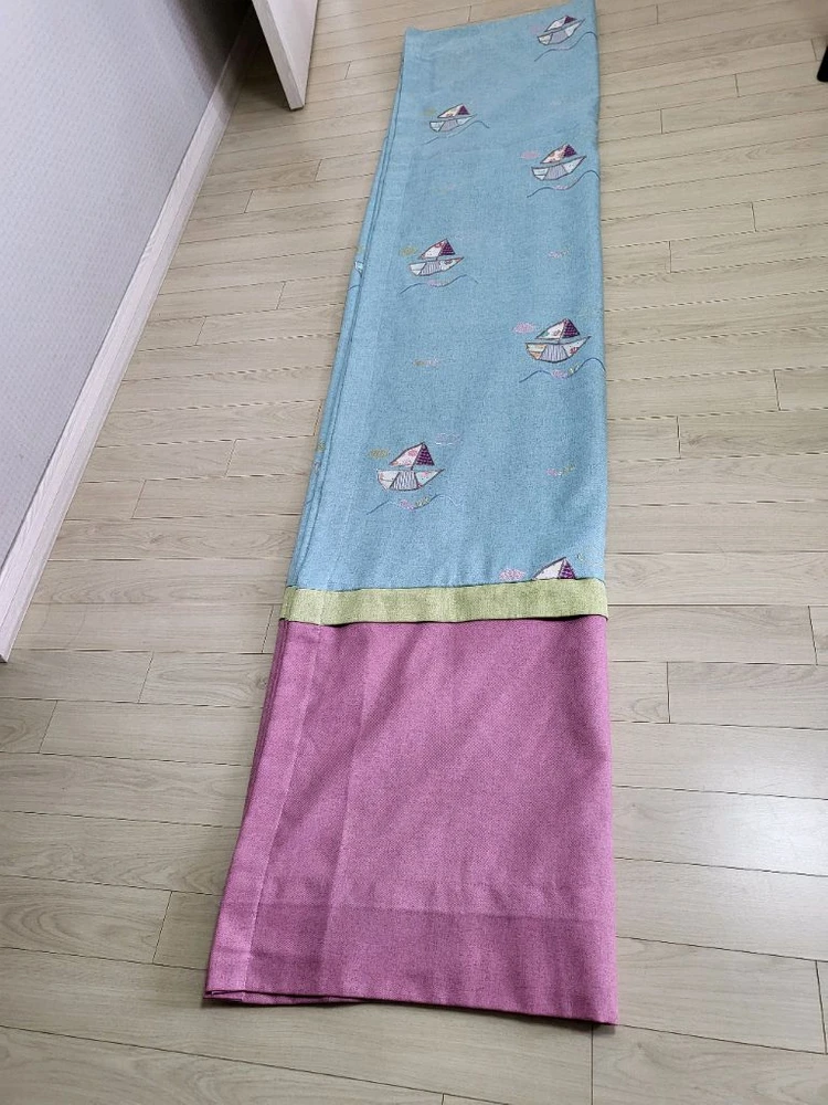 자수 암막커텐 무료배송 이미지