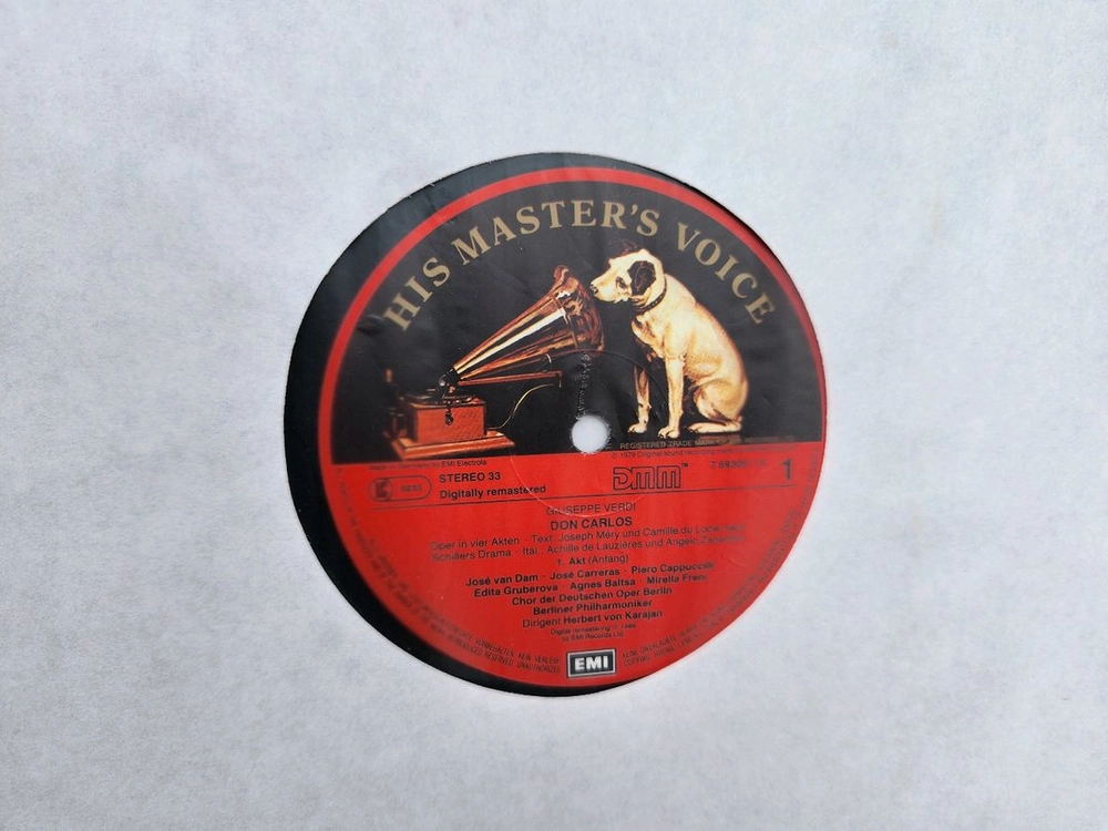 수입LP/카라얀.주세페 베르디의 오페라 돈 카를로(Don Carlo)3LP 이미지