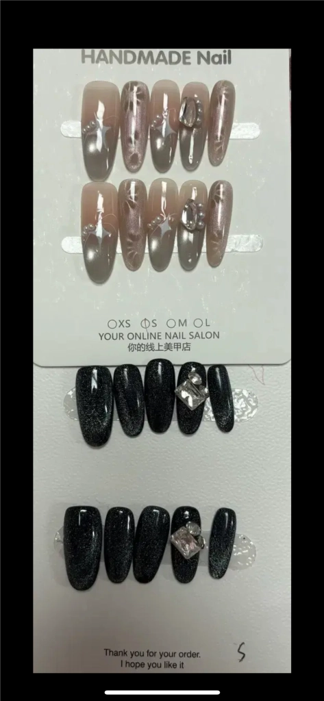 핸드메이드 네일팁 이미지
