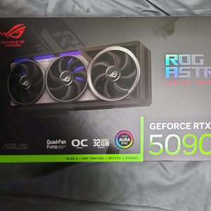 rtx5090 아스트랄 블랙 풀박스 이미지