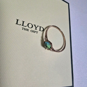 LLOYD 로이드 10K 오로라 탄생석 반지 새상품 이미지