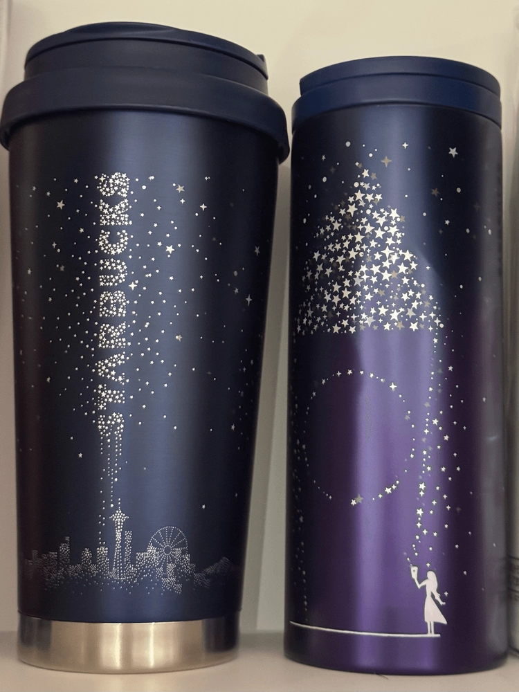 스타벅스 SS 별 엘마 텀블러 473ml SS 커피컵 별 트로이 텀블러 355ml 이미지
