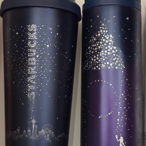 스타벅스 SS 별 엘마 텀블러 473ml SS 커피컵 별 트로이 텀블러 355ml 이미지