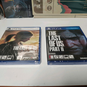 PS4 라스트오브어스2, PS5 라스트오브어스1 게임 2종 세트 두 개 미개봉 팝니다. 이미지