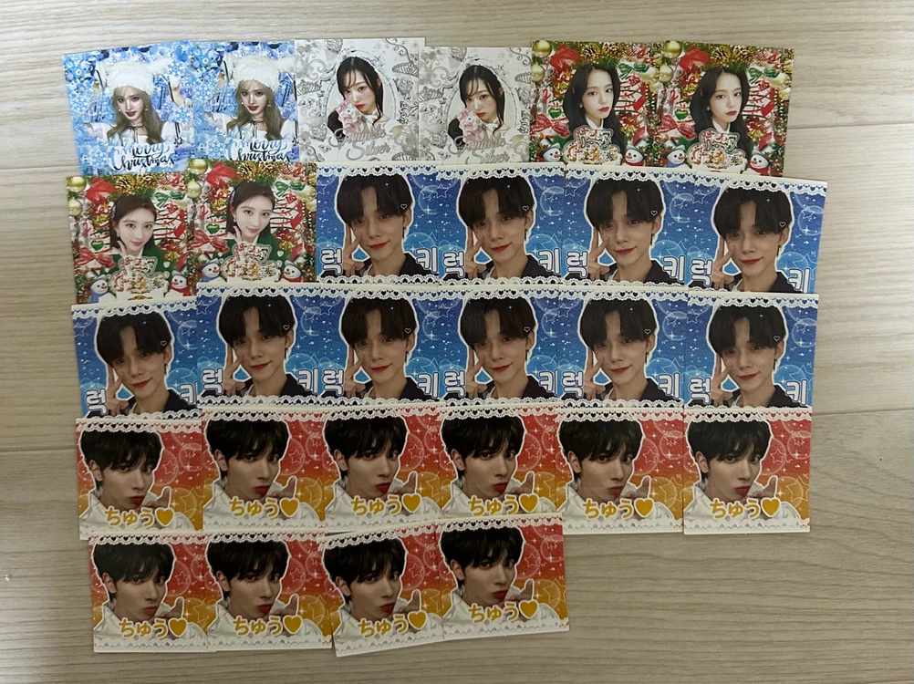 라부부 비공굿 포카 20장 각종 스티커,일러스트 명함,도무송 일괄 이미지