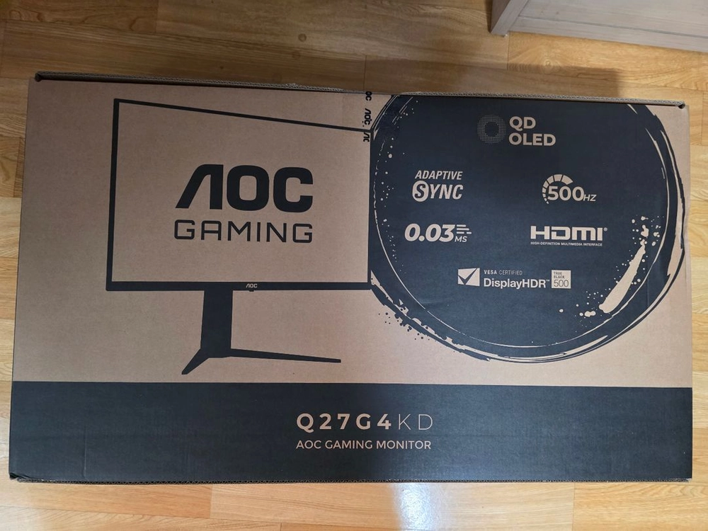 알파스캔 AOC Q27G4KD 게이밍OLED 500HZ 모니터 - 안심되는 중고거래