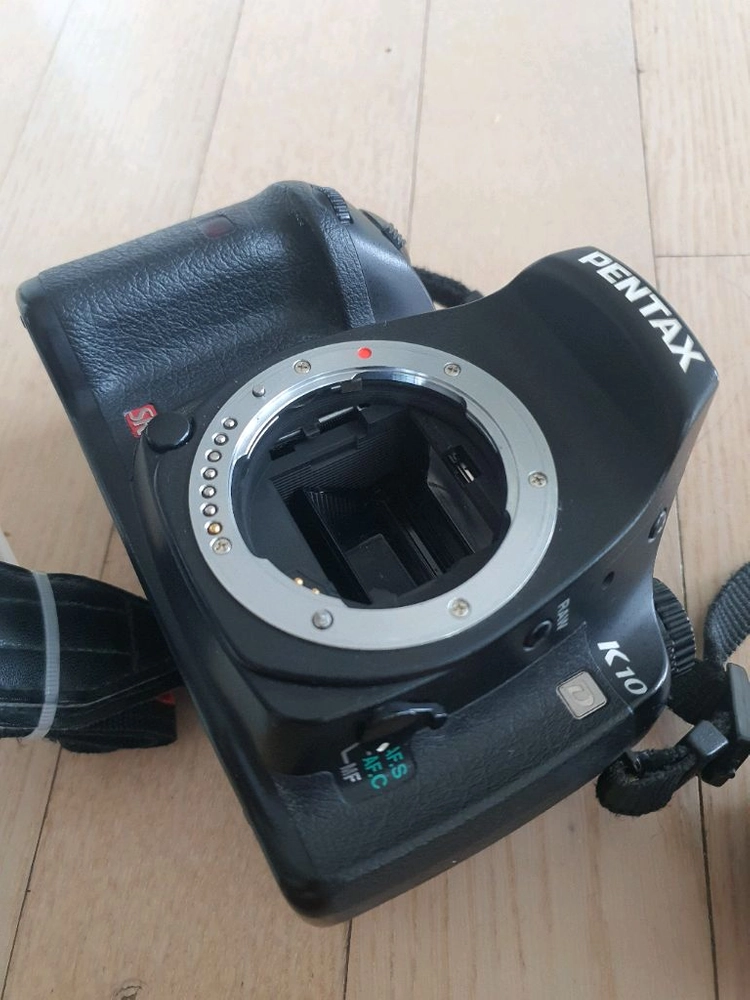 펜탁스 k10d dslr 디지털 카메라 18-55mm 번들 세트 디카 이미지