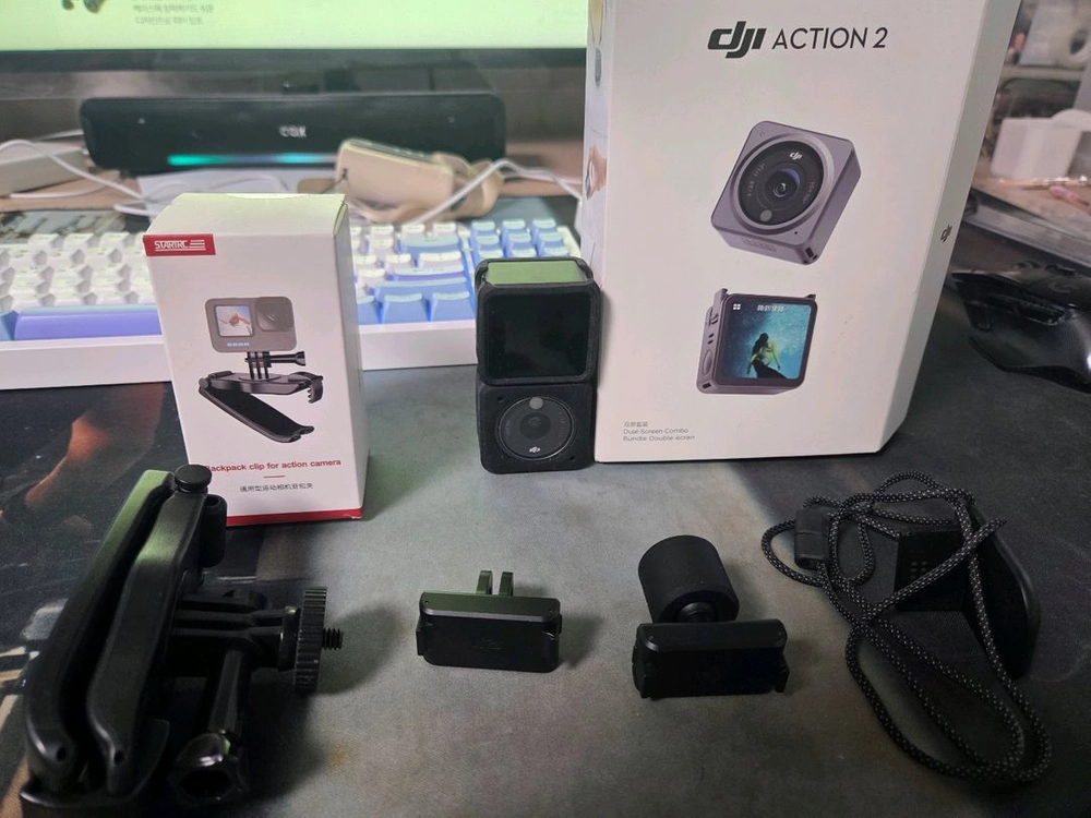 DJI 액션2 듀얼 스크린 콤보 팝니다 - 안심되는 중고거래