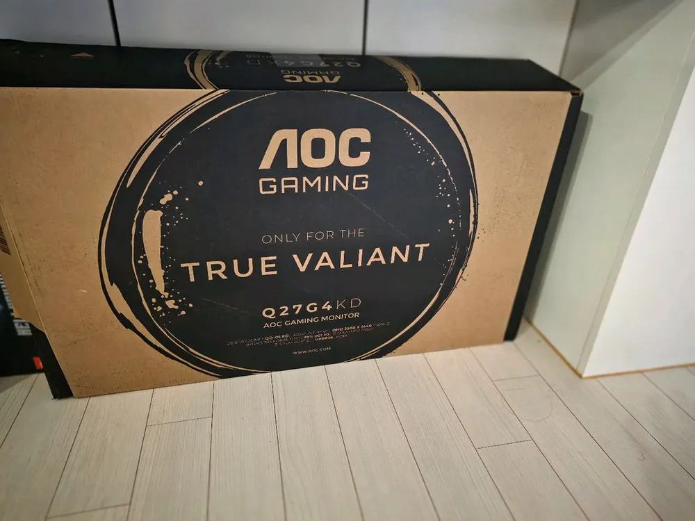 알파스캔 AOC Q27G4KD QHD QD-OLED 500hz 모니터 이미지