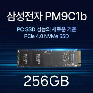 삼성 PM9C1b 256GB PCIe 4.0 SSD 벌크 새제품 이미지