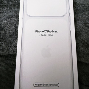 애플 아이폰 17 프로맥스 케이스 Apple 정품 맥세이프 투명 미개봉 이미지