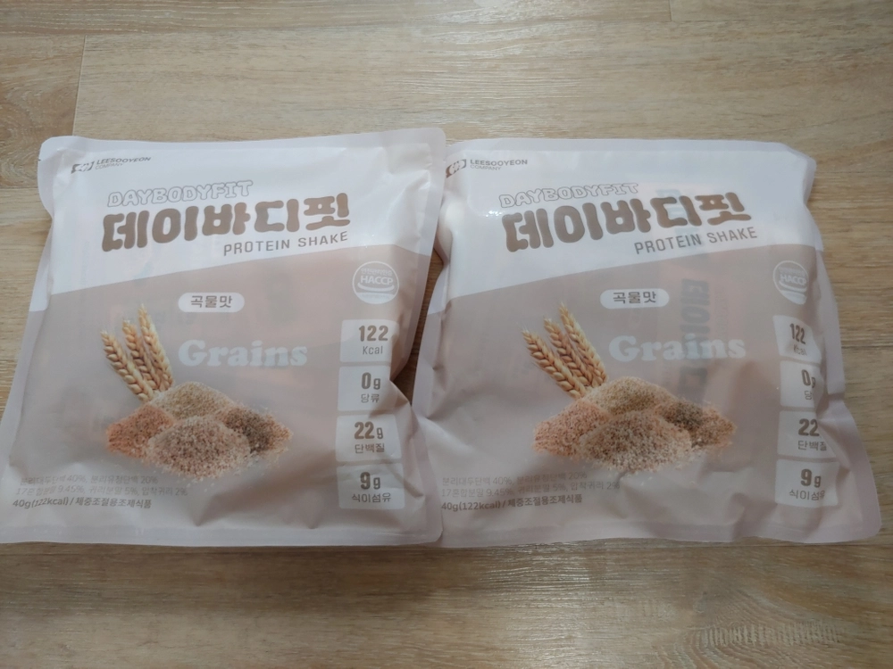 데이바디핏 곡물맛 7개입 x 2팩 분리유청 단백질쉐이크 식사대용 프로틴 파우더 미개봉 새제품 - 안심되는 중고거래