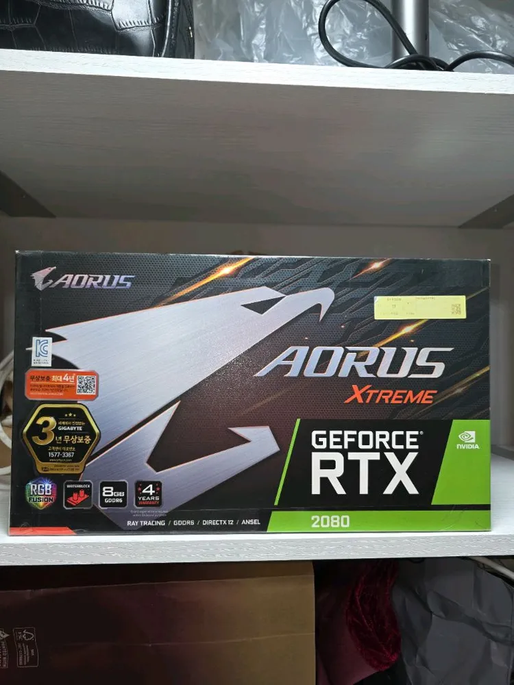 (새상품)기가바이트 어로스 익스트림 rtx2080 워터블럭 - 안심되는 중고거래