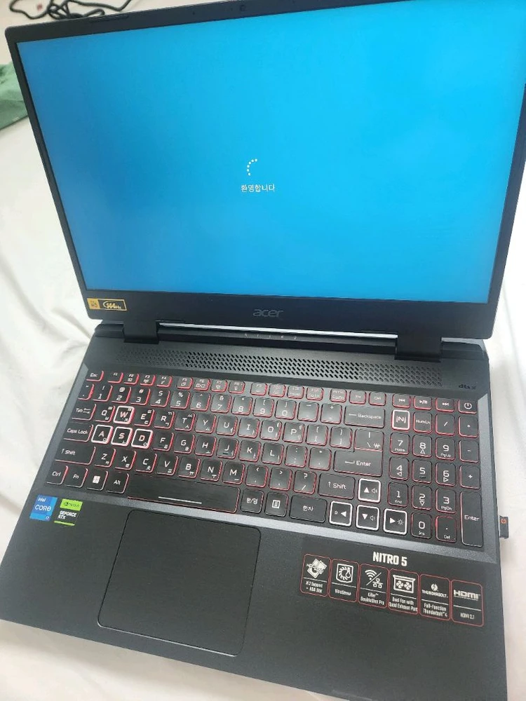 중고 노트북 i7 RTX4060 팝니다. 이미지