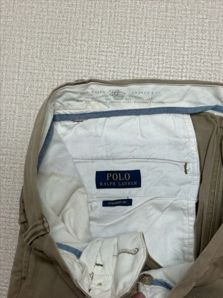 폴로 자수 치노팬츠 31/32 이미지