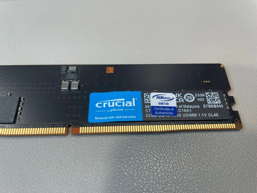 마이크론(micron) DDR5-4800 32GB 메모리 이미지