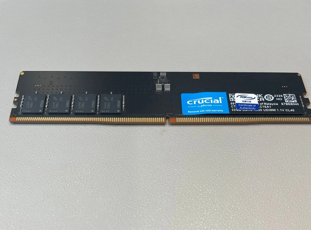 마이크론(micron) DDR5-4800 32GB 메모리 이미지