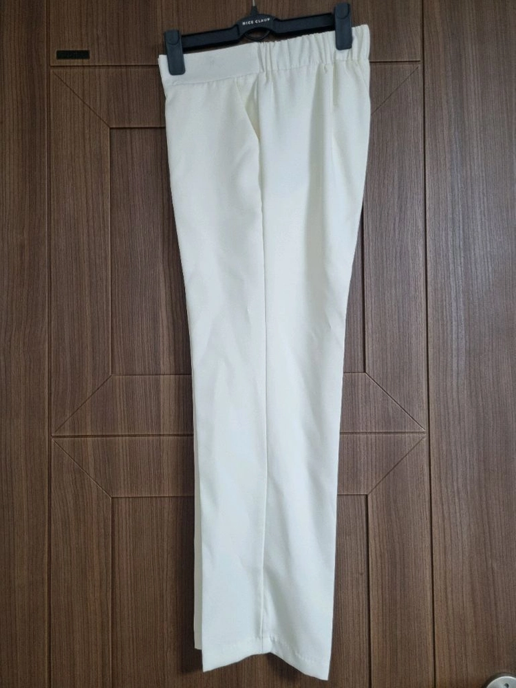 (새상품)여성 정장바지(m,66사이즈), 여성 슬랙스바지, 여성 아이보리 바지, 여성 정장 바지 이미지