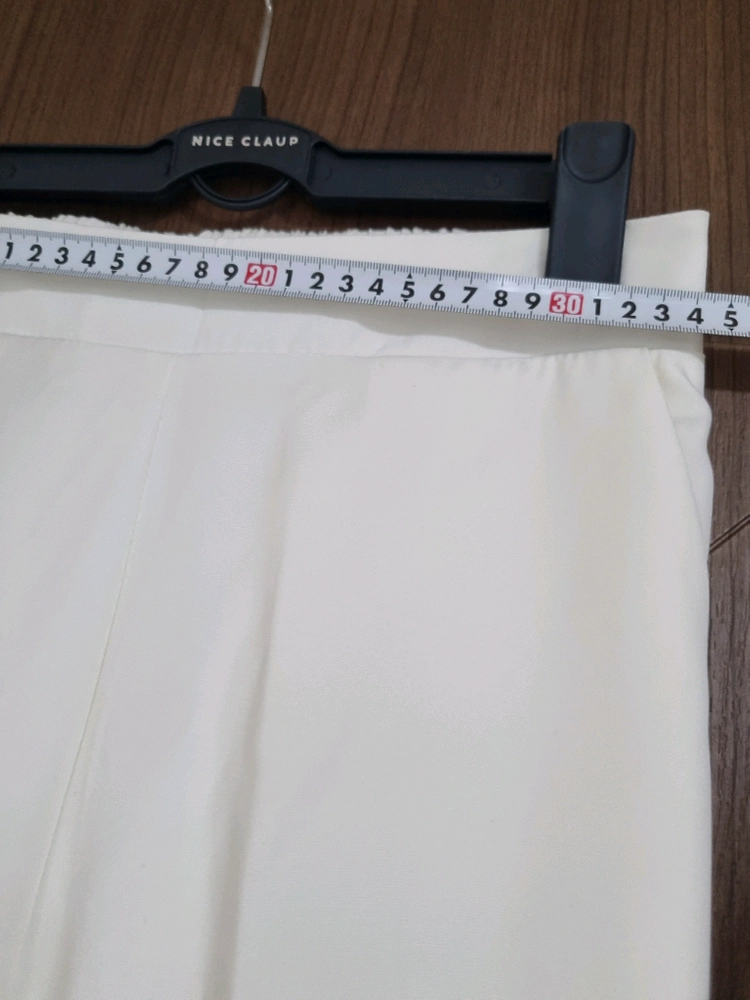 (새상품)여성 정장바지(m,66사이즈), 여성 슬랙스바지, 여성 아이보리 바지, 여성 정장 바지 이미지