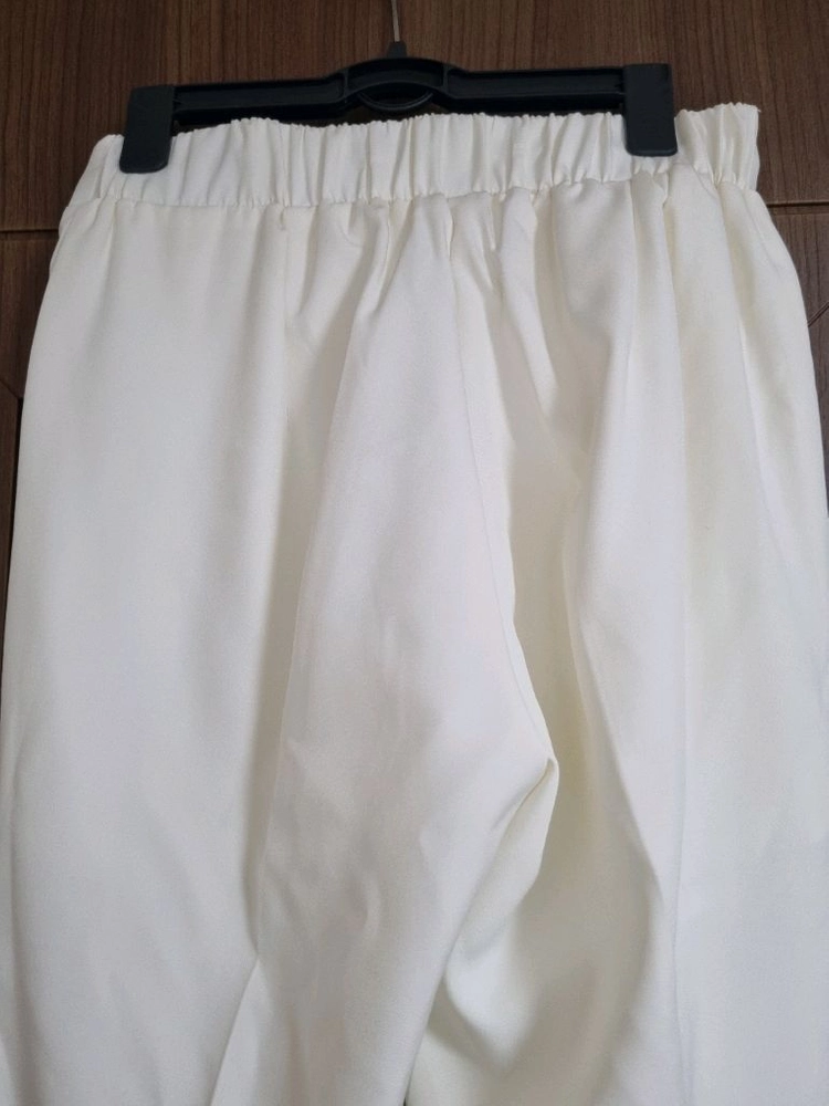 (새상품)여성 정장바지(m,66사이즈), 여성 슬랙스바지, 여성 아이보리 바지, 여성 정장 바지 이미지