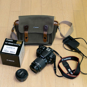 캐논 EOS 100D 디지털 카메라 DSLR + 렌즈 2개 (컨디션 좋음) 이미지