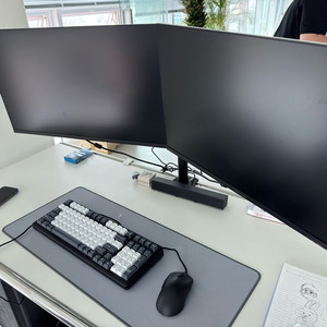 크로스오버 QHD 모니터 27인치 165hz 듀얼모니터 + 모니터암 이미지