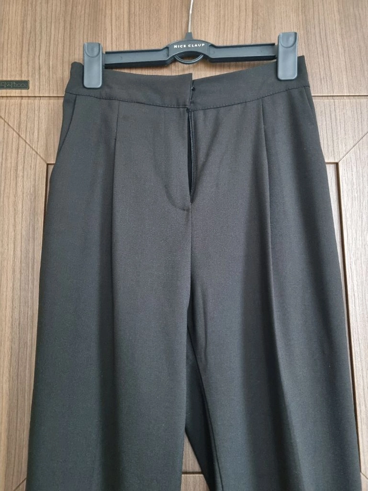 여성 슬랙스 정장 바지(55~66사이즈), 여성 슬랙스 바지, 여성 정장 바지, 여성 블랙바지 이미지