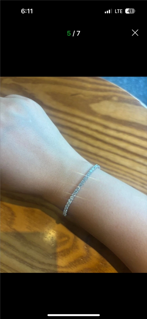 14k 랩다이아 1부 테니스팔찌 이미지
