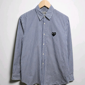 95~100 COMMEdesGARCONS 꼼데가르송 스트라이프 셔츠 블루 이미지