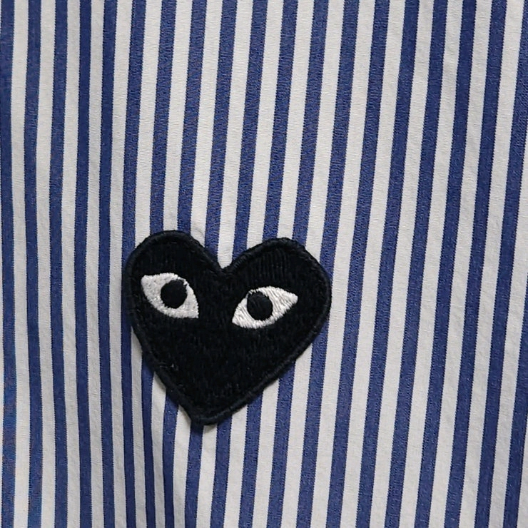 95~100 COMMEdesGARCONS 꼼데가르송 스트라이프 셔츠 블루 이미지