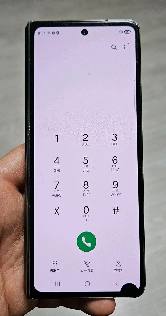 갤럭시 Z폴드4 블랙 256GB 부품용 싸게 팝니다. 이미지