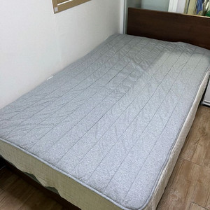 무인양품 호두나무 서랍형 S 침대 이미지