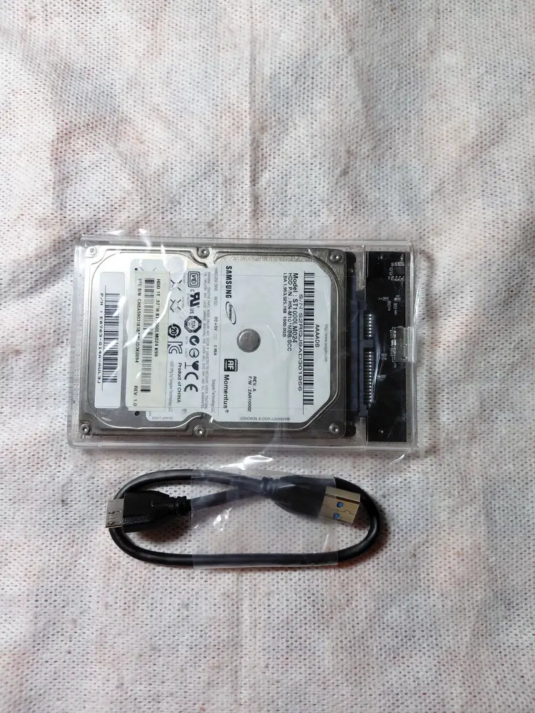 외장하드, 삼성HDD 1TB USB3.0 1123시간 이미지