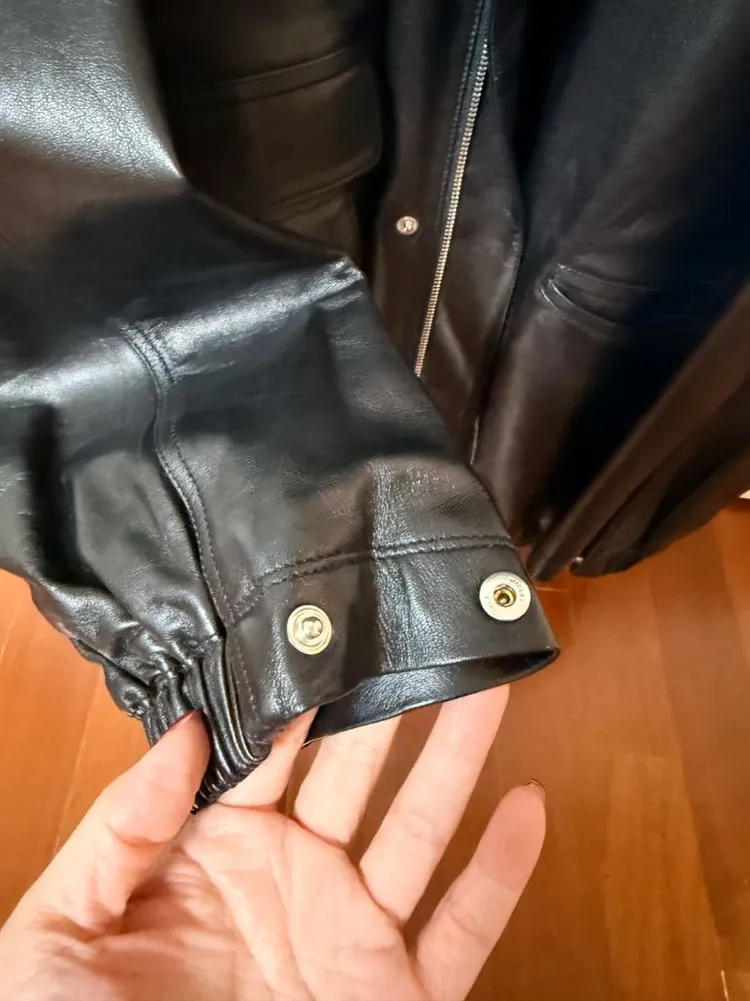 hee빛 리얼레더 자켓 이미지