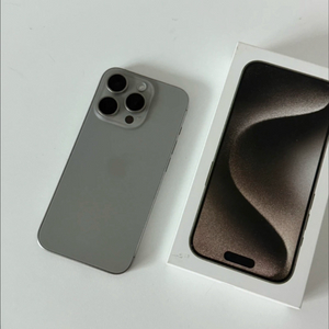 아이폰 15 프로 네추럴 티타늄 512GB 이미지