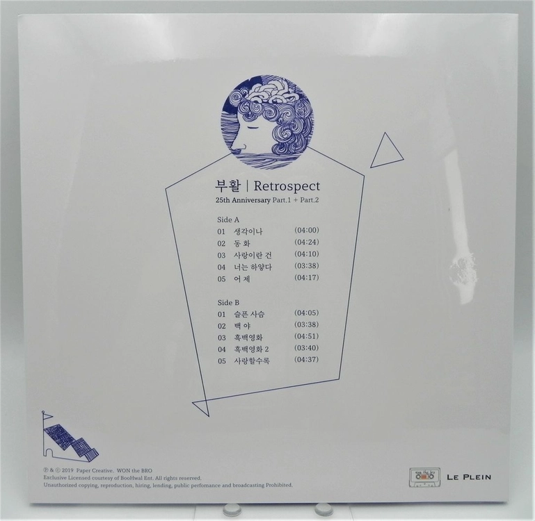 [미개봉/한정판] 부활 - Retrospect (25주년 기념 Part.1 + Part.2) LP / 바이닐 이미지