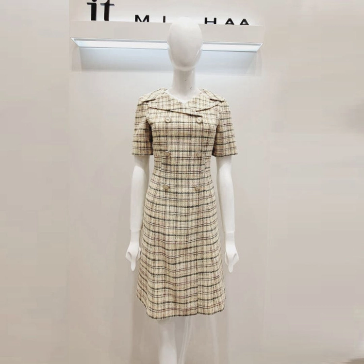 잇미샤(it michaa) 와이드카라 트위드원피스 55-66 이미지