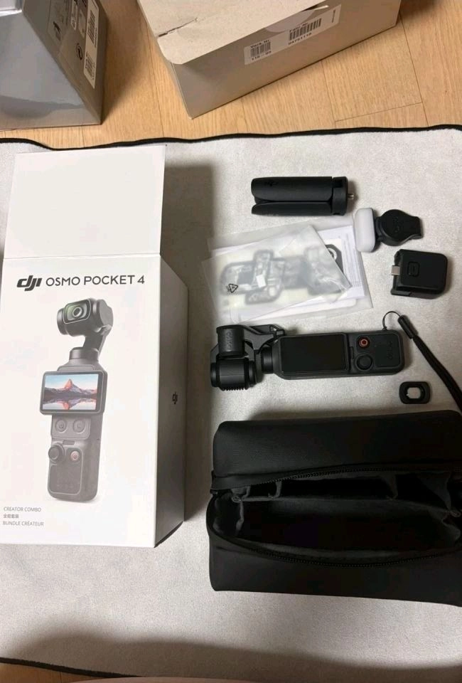DJI 오즈모 포켓4 크리에이터 콤보 케어가입o - 안심되는 중고거래