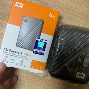 WD My Passport Ultra 4TB 외장하드 미개봉팝니다 이미지