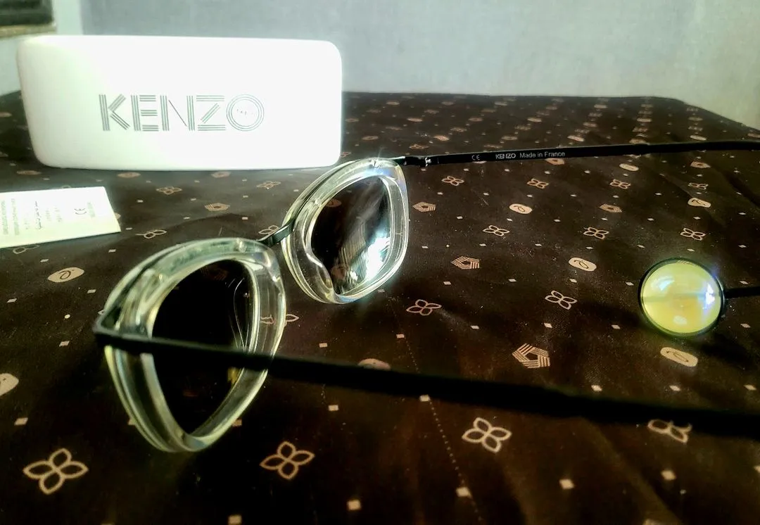 (미사용 새상품)KENZO 실버 미러 선글라스 이미지