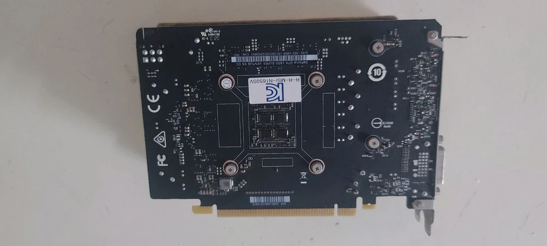 MSI GTX 1650 SUPER VENTUS XS OC 4GB / 정상작동 / 채굴 X 이미지