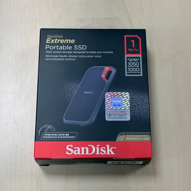 샌디스크 SSD 1TB E61 미개봉 판매합니다/ 이미지