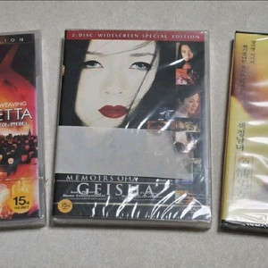 미개봉 DVD (브이포벤데타, 게이샤의 추억, 색정남녀) 이미지