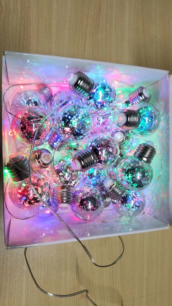 LED 벌브 스트링 라이트 컬러믹스 조명 이미지