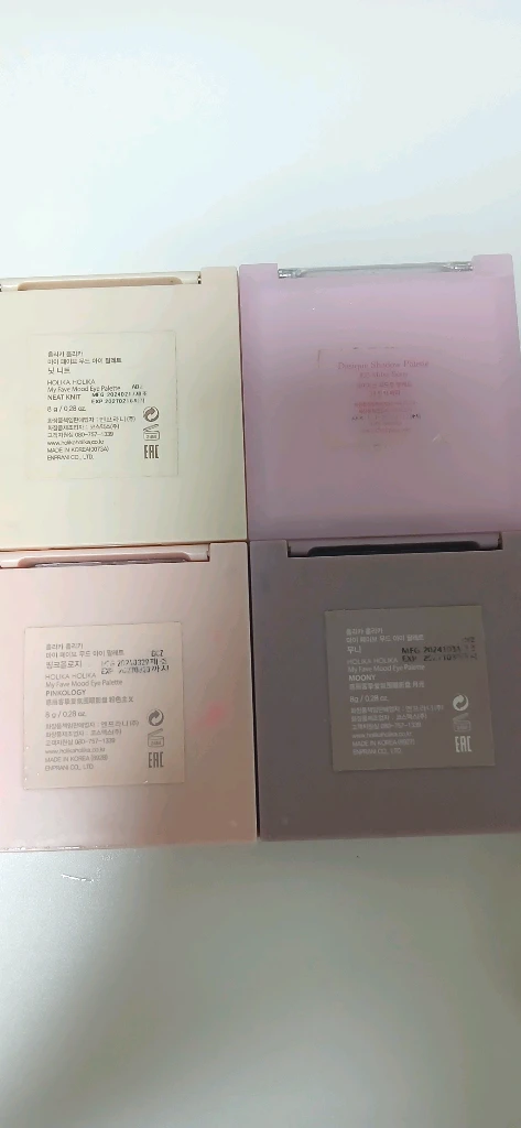 (10개 세트) 아이셰도우 섀도우 팔레트+롬앤 립오일+블러셔 이미지