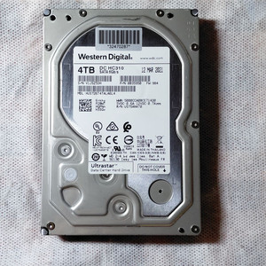 WD Ultrastar 7200/256M HDD 4TB NAS 이미지