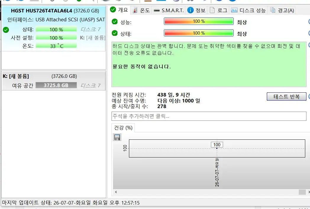 WD Ultrastar 7200/256M HDD 4TB NAS 이미지