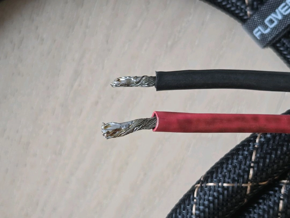 미군 주석도금 빈티지 스피커 케이블 이미지