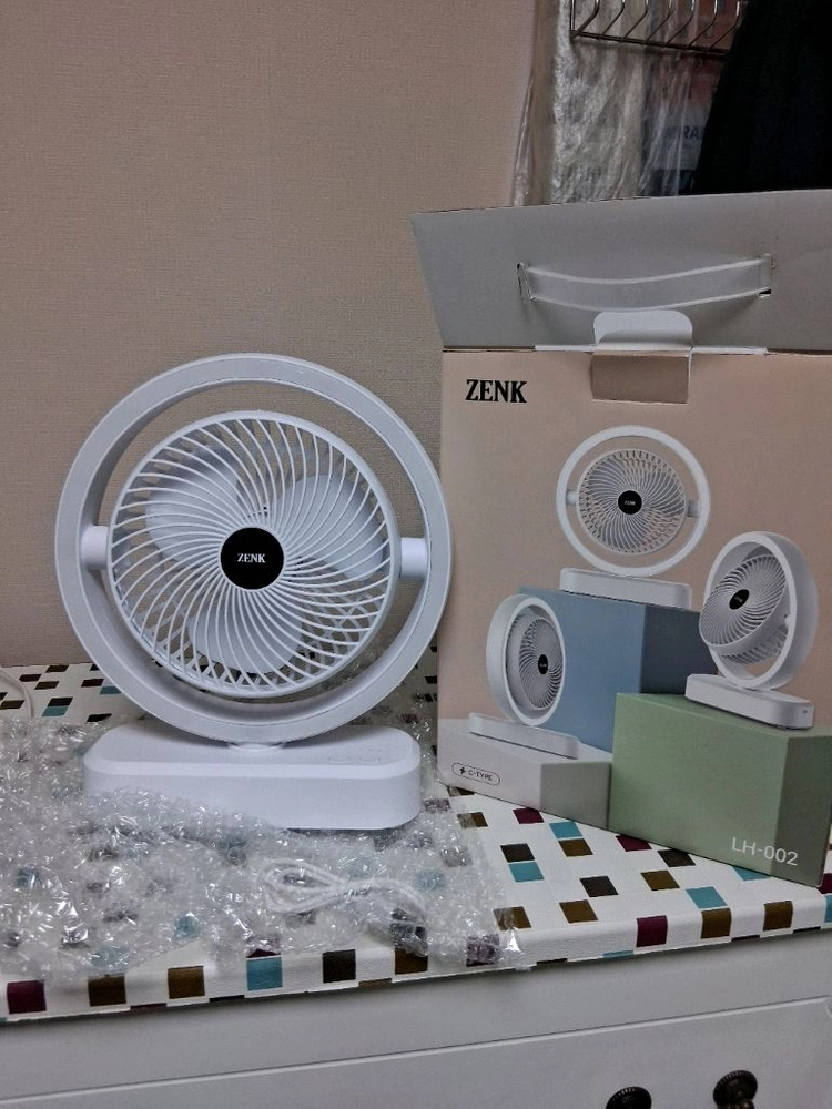 ZENK 무드등 회전 선풍기 이미지